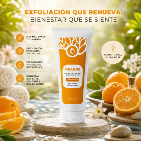 ‼️OFERTA DE LOCURA‼️✨GEL EXFOLIANTE ENZIMÁTICO DE NARANJA CON MICROSEMILLAS