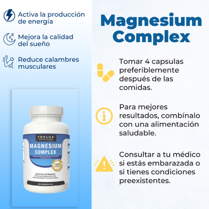 ⚡ APROVECHA ESTA OFERTA ÚNICA ⚡ MAGNESIUM COMPLEX de Toplux Nutrition