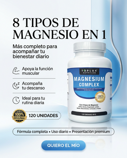 ⚡ APROVECHA ESTA OFERTA ÚNICA ⚡ MAGNESIUM COMPLEX de Toplux Nutrition