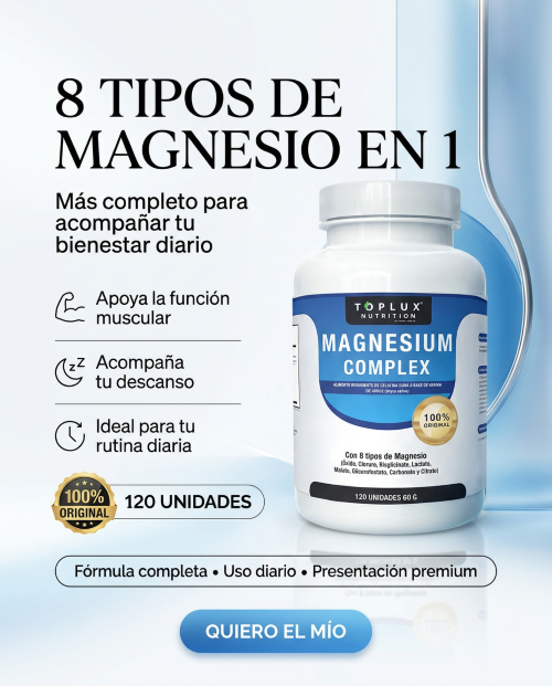 ⚡ APROVECHA ESTA OFERTA ÚNICA ⚡ MAGNESIUM COMPLEX de Toplux Nutrition